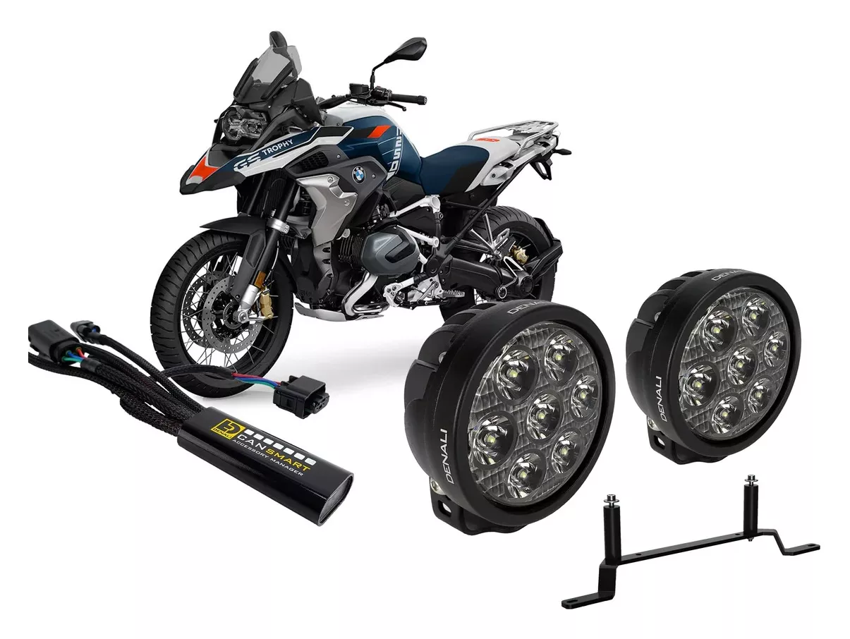 Denali D7 CANsmart Lighting Bundle BMW R1250GS 2019-2024
