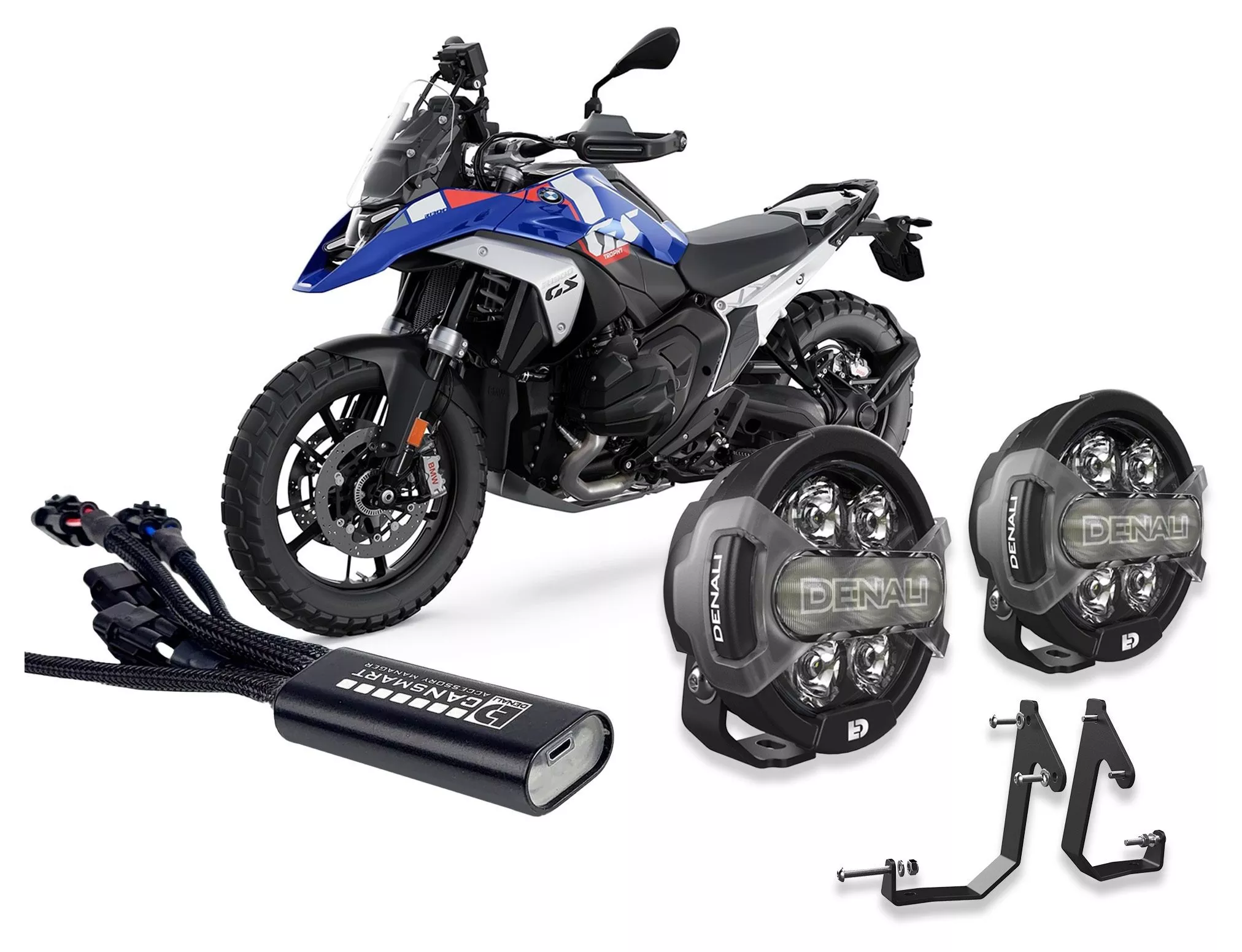 Denali D7 Pro CANsmart Lighting Bundle BMW R1300GS 2024-2026