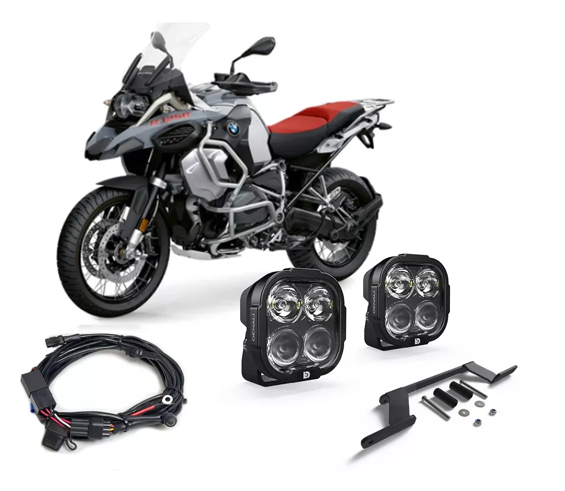 Denali DL4 Essential Lighting Bundle BMW R1200GS / R1250GS Adventure 2014-2024