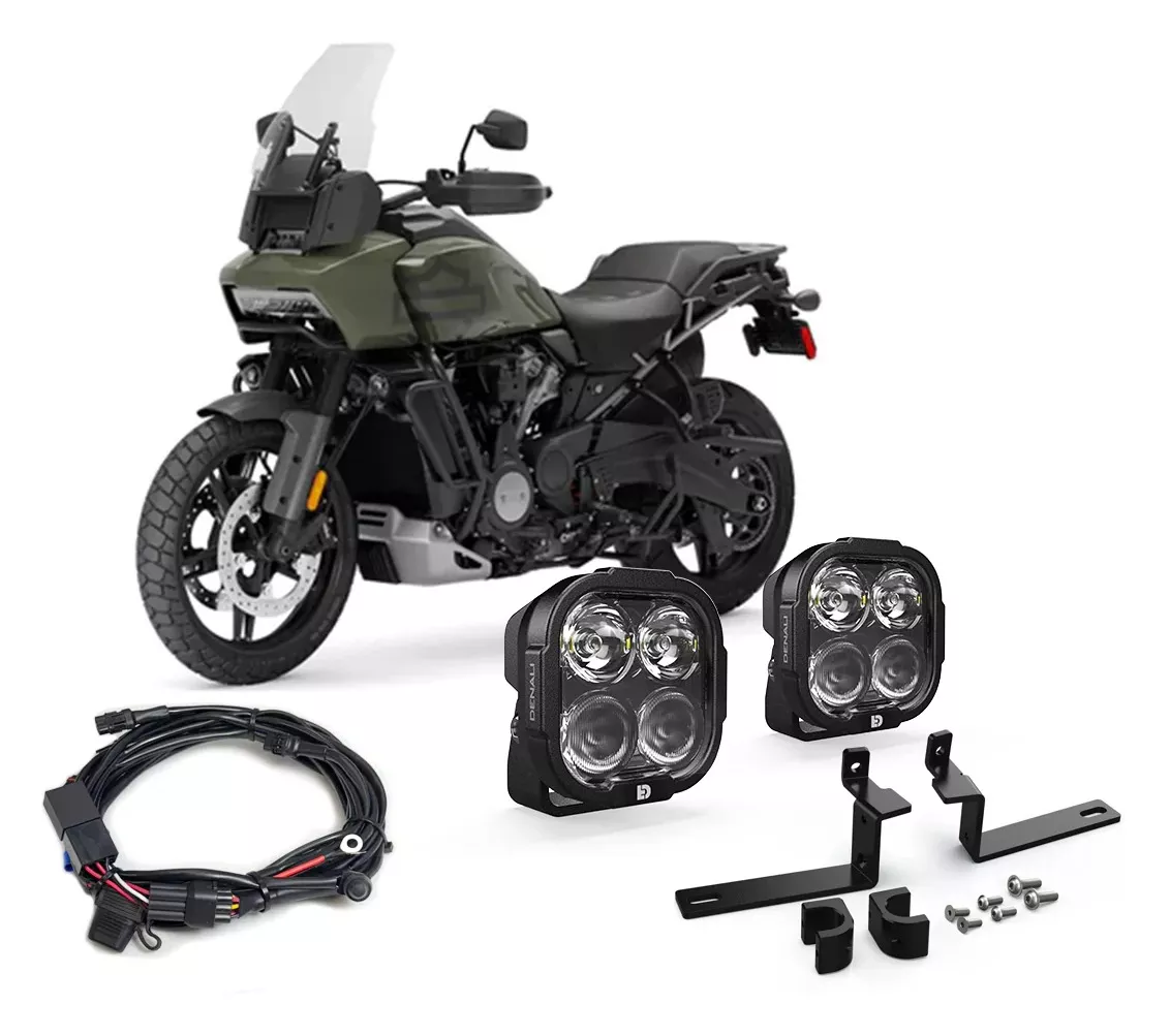 Denali DL4 Essential Lighting Bundle Harley Davidson Pan America RA1250 2021-2025