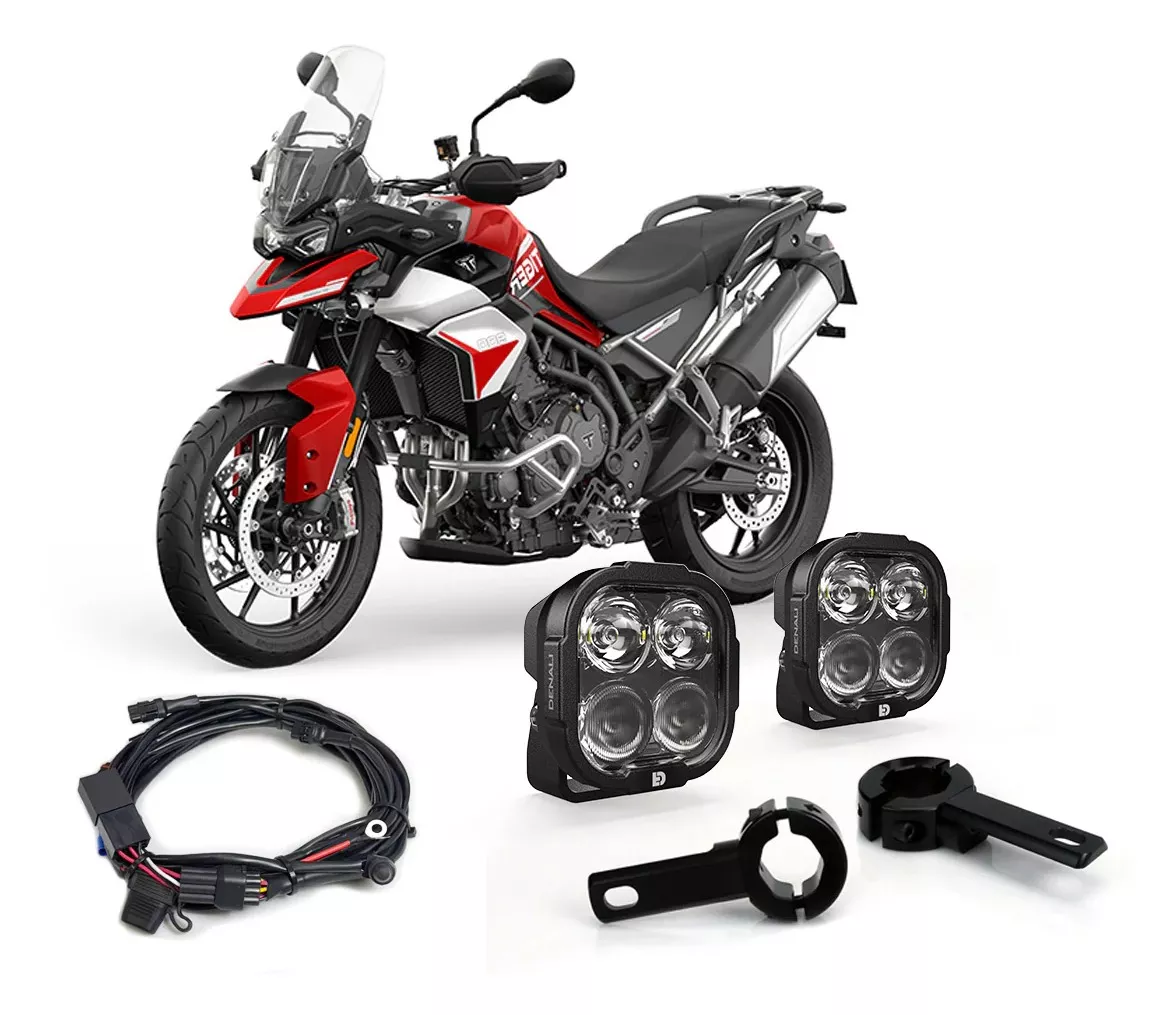 Denali DL4 Essential Lighting Bundle Triumph Tiger 900 GT / 1200 / GT / Rally / Pro 2020-2026