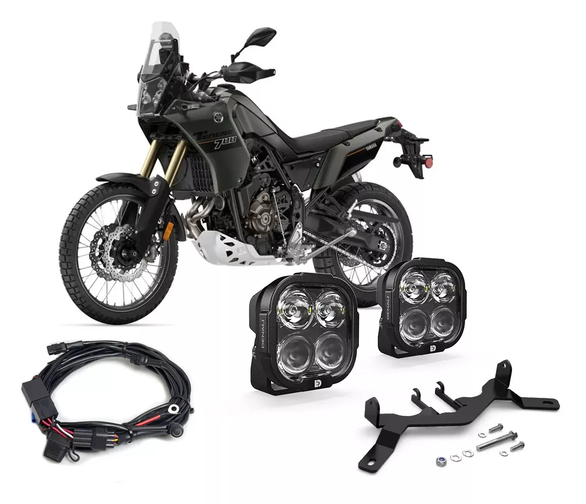 Denali DL4 Essential Lighting Bundle Yamaha Tenere 700 2021-2024
