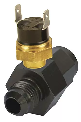 Derale Cooling 35020 -6AN x -6AN Premium 180 Degree In-Line Fluid Thermostat