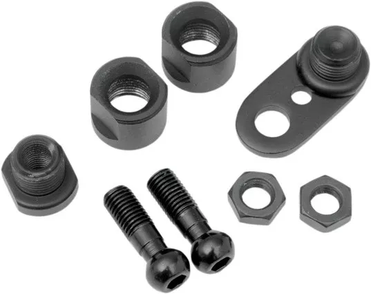Drag 2020-0416 Black Turn Signal Swivel Kit Repl. 68185-00 Harley 00-18