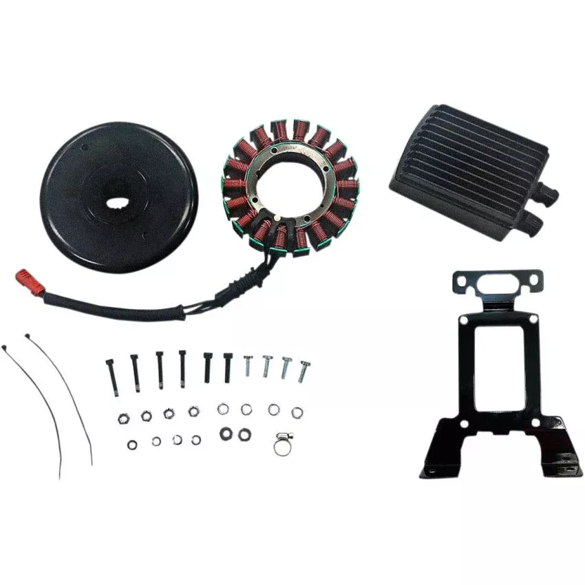 Drag 54A High Output Charging System Kit w/ Voltage Regulator Rotor Stator 11-16
