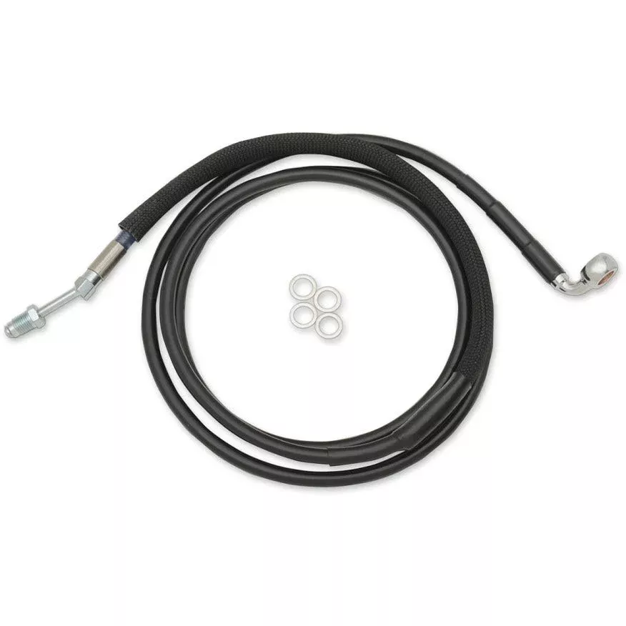Drag Black Braided Extended Plus +12 Hydraulic Clutch Line Cable FLTRU 17-18