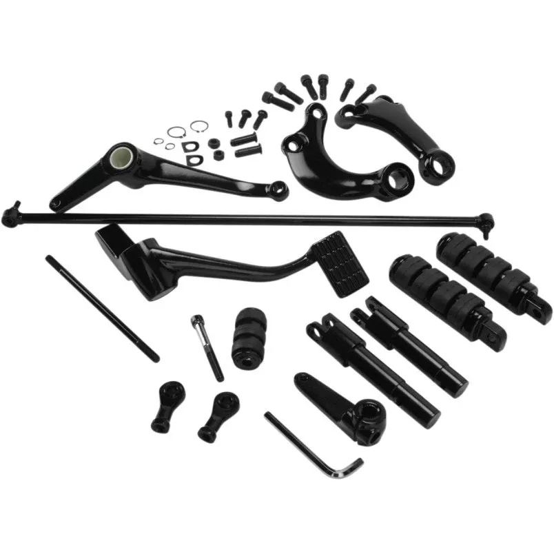 Drag Black Standard Position Forward Controls for Harley Sportster 04-13