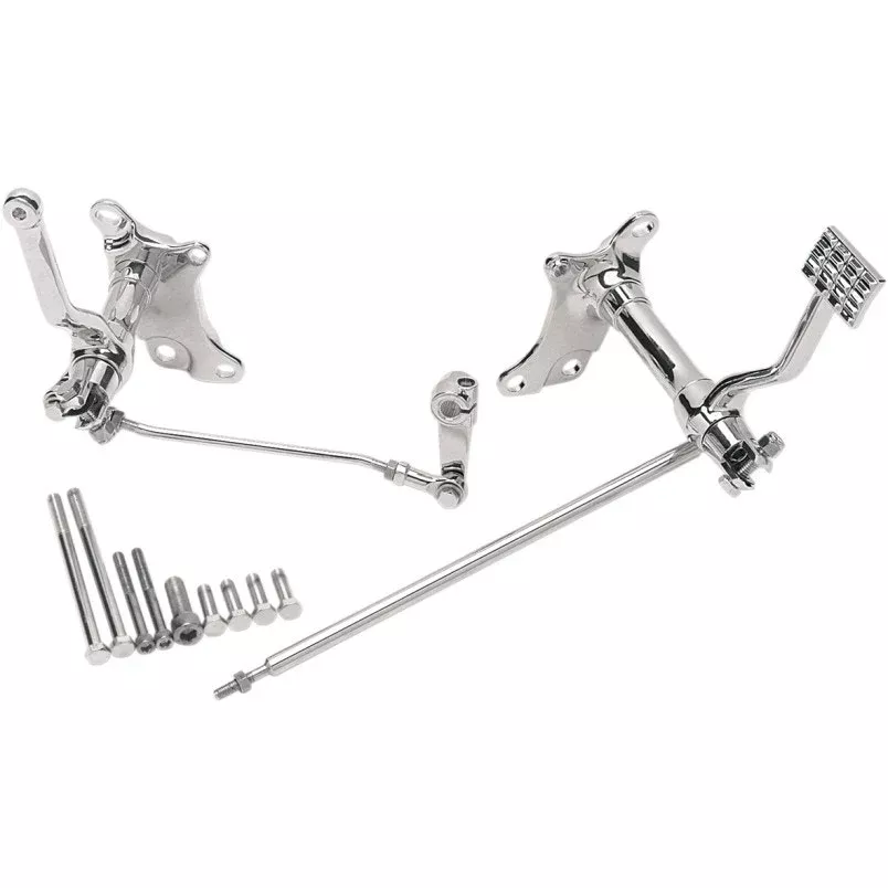 Drag DS-243528 Chrome Forward Controls Set for Harley XL Sportster L 87-03