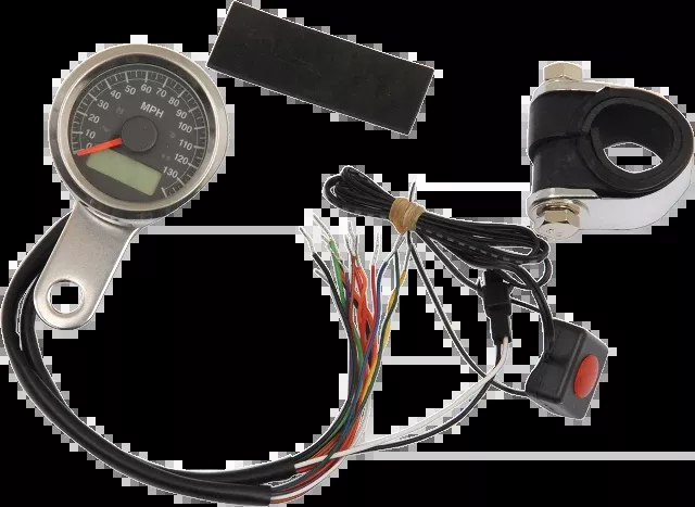 Drag Specialties 1 7/8" Mini LED Programmable Speedo for 86-03 Harley Big Twin