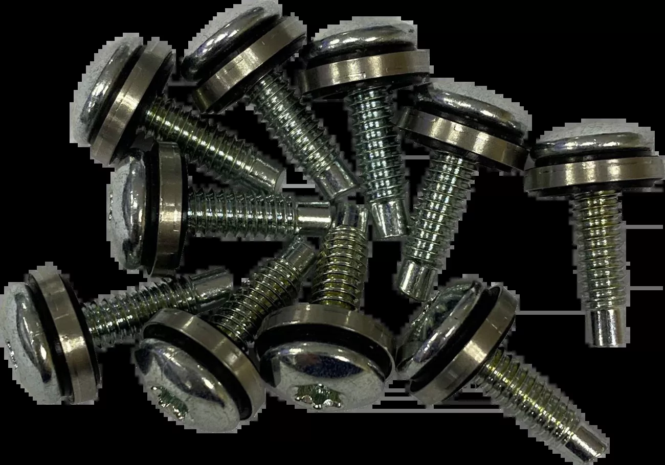 Drag Specialties 10 Pack Fuel Pump Top Plate Screws for 2001-2017 Harley Softail