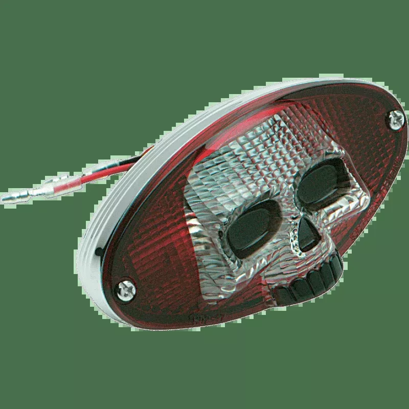Drag Specialties 3-D Skull Tail Bulb (EA)