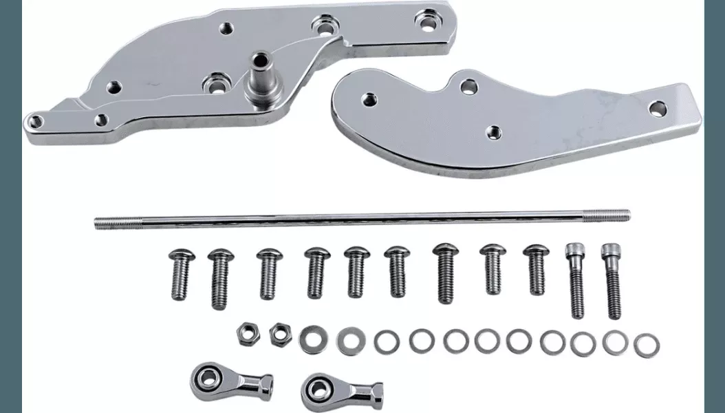 Drag Specialties 3" Forward Control Extension Kits for '18-Up Softail Breakout, Sport Glide, Fatbob Models (Choose Finish)
