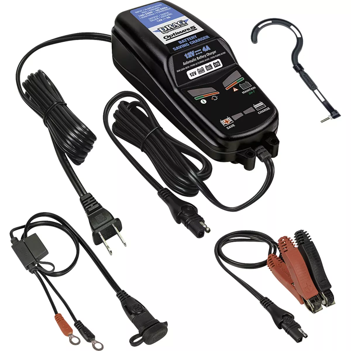 DRAG SPECIALTIES 3807-0755 OptiMate 5 V2 Battery Charger/Maintainer Battery Charger/Maintainer - Optimate 5