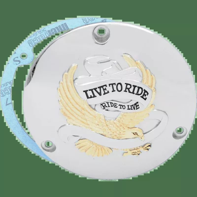 Drag Specialties 70-98 B/T Live To Ride Derby CVR