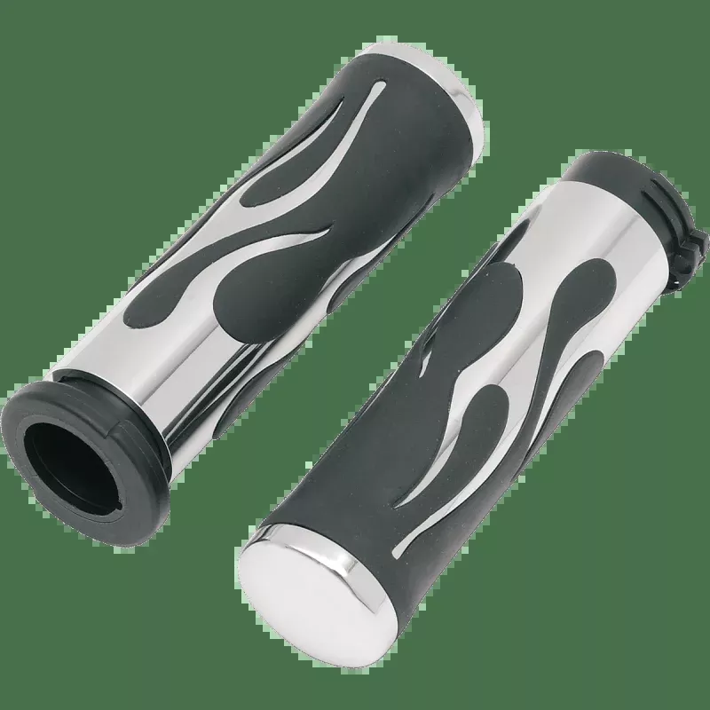 Drag Specialties 73-Up Flamed Grips (PR)