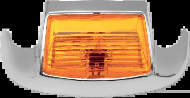 Drag Specialties Amber Front Fender Tip Light 00-13 Harley Touring Bagger FLHR