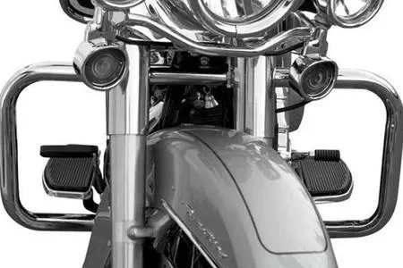 Drag Specialties Big Buffalo Engine Guards for '09-23 Harley Davidson FLHT,FLHR,FLHX - Chrome
