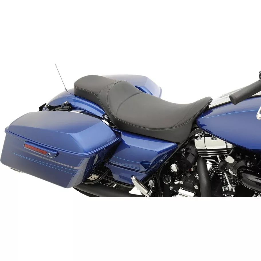 Drag Specialties Black 2" Extended Reach Predator Seat 97-07 Harley Touring FL