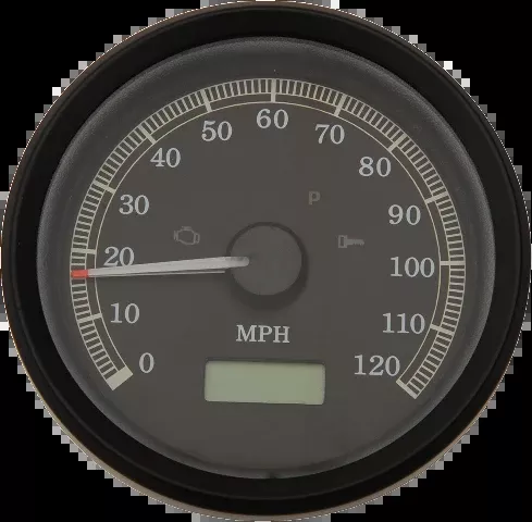 Drag Specialties Black Electronic Speedometer fits 1999-03 Harley Dyna FXDL XL