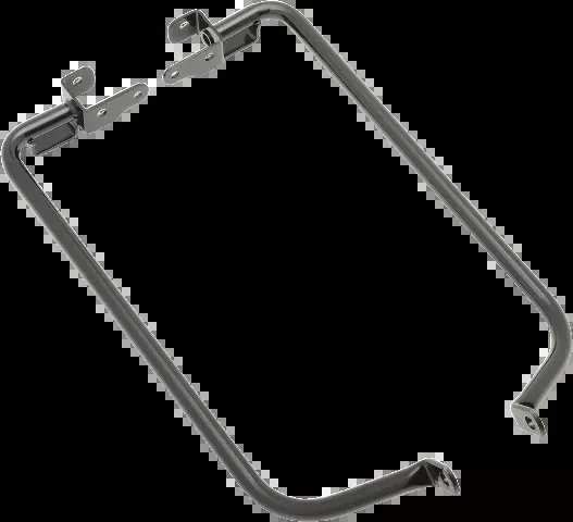 Drag Specialties Black Saddlebag Support Brackets 2014-2026 Harley Touring