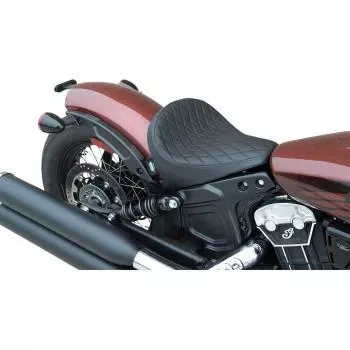 Drag Specialties Bobber Solo Seat for '18-24 Indian Scout Bobber - Diamond Stitch