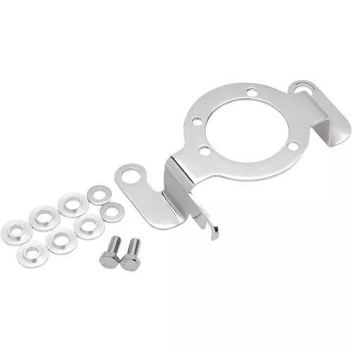Drag Specialties Carb Bracket w/ Choke Cable Mount for 1992-06 Harley Twin Cam w/ Mikuni HSR42/45