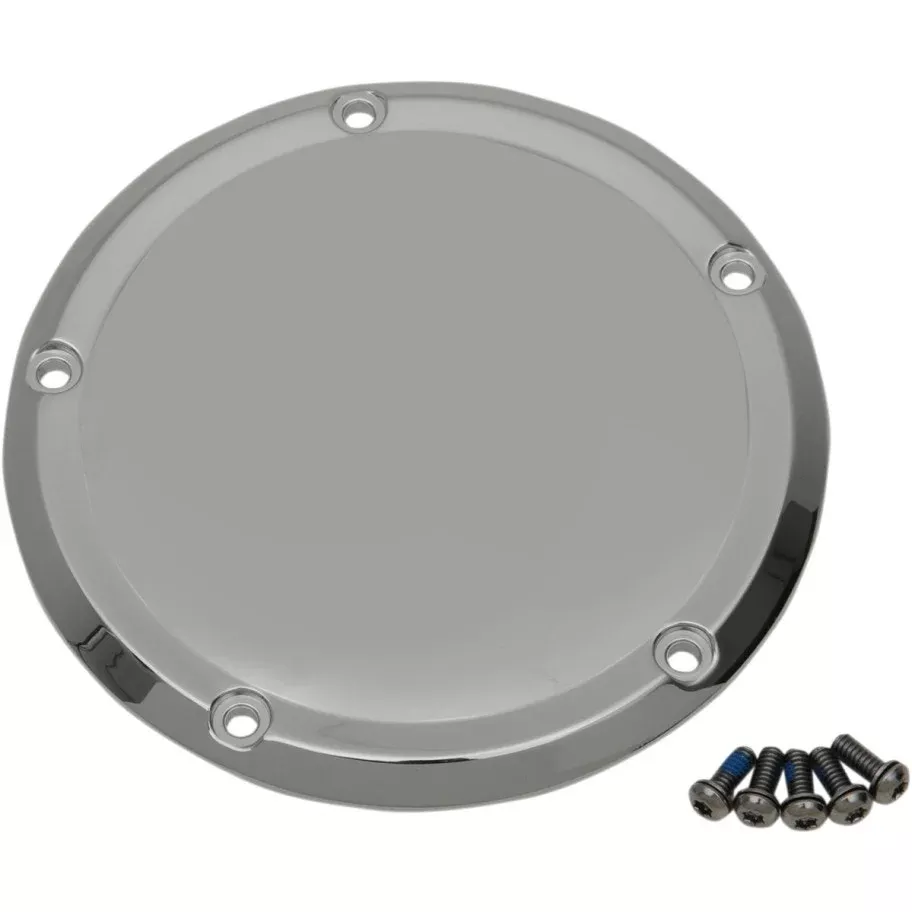 Drag Specialties Chrome Die Cast Domed Derby Cover 16-18 Harley FLHT/FLHX/FLTRS