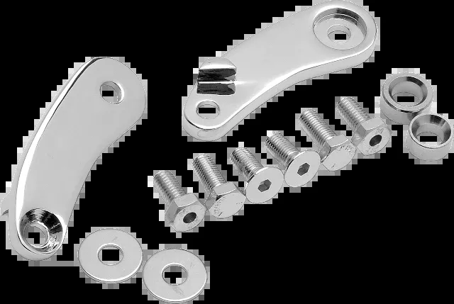 Drag Specialties Chrome Front Turn Signal Relocation Kit 1988-06 Harley Softail