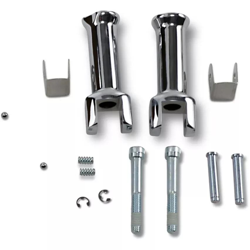 Drag Specialties Chrome Passenger Male Mount Foot Pegs 18-19 Harley Softail
