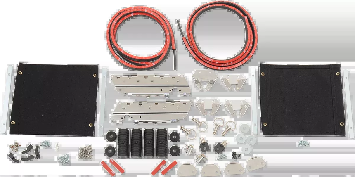 Drag Specialties Chrome Rear Saddlebag Hardware Kit 1993-2013 Harley Touring