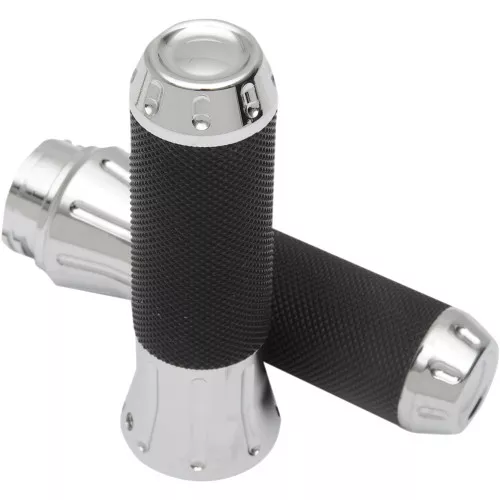 Drag Specialties Custom Rubber Grips for Harley Dual Cable