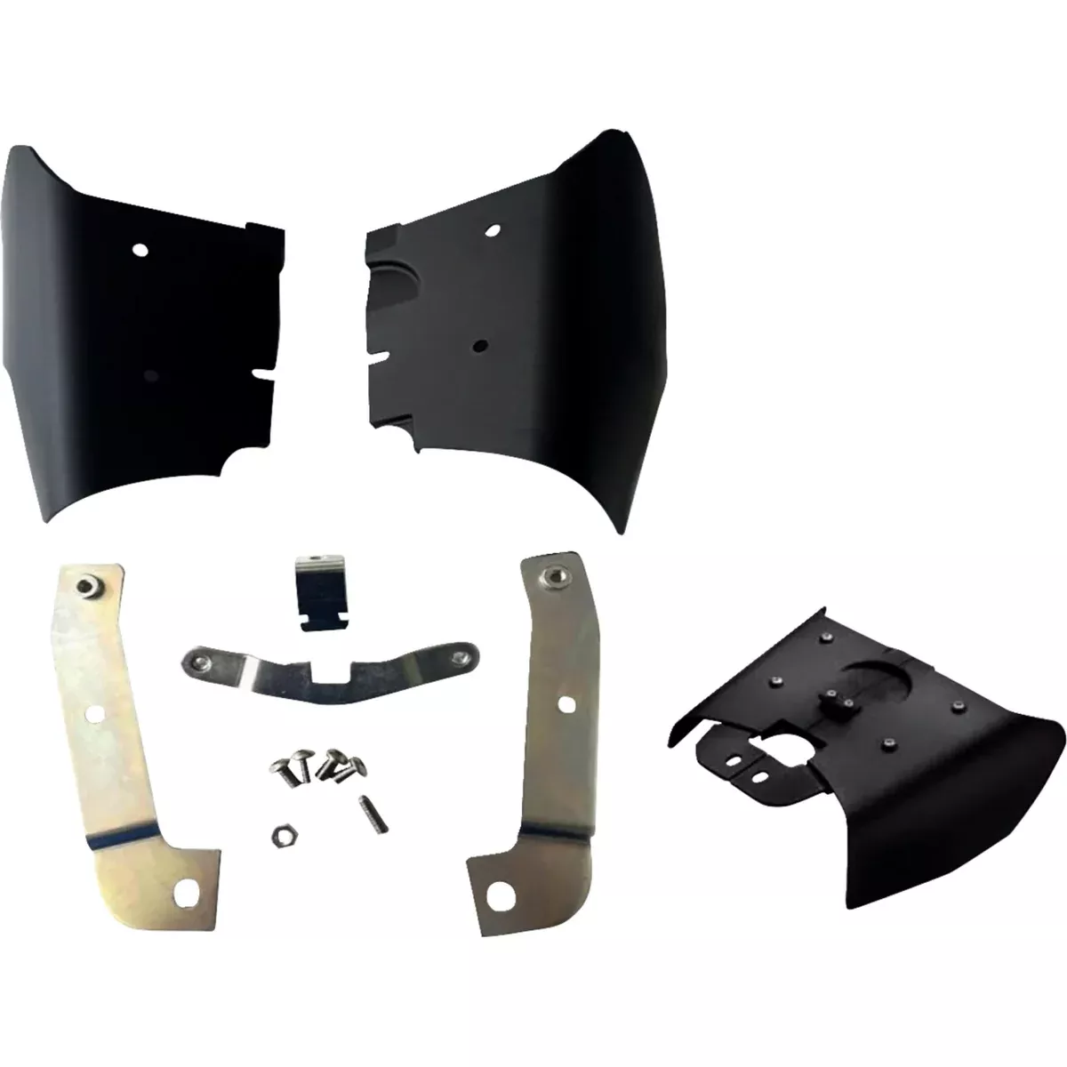 Drag Specialties Frame Mounted Heat Deflectors Air Deflector Softail For Harley Softail 2008-2017