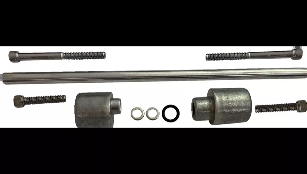 Drag Specialties Front Axle Cover Installation Kit for Harley 18-23 FXFB/S