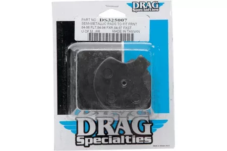 Drag Specialties FRONT Semi Metallic Brake Pads for '08-12 Big Twin(except FXSTS/I & FLSTSC/I) & V-Rod '02-05 OEM #44082-00C/D-Pair