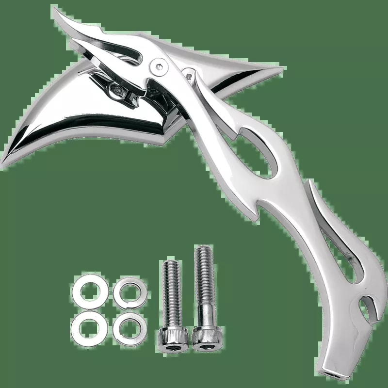 Drag Specialties Gothic R/H Flame Stem EA