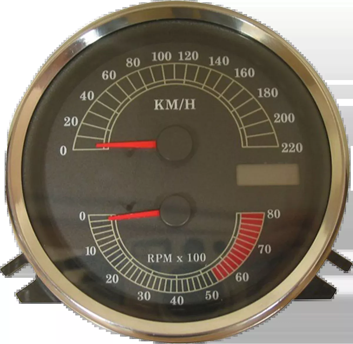Drag Specialties KM/H Speedometer Speedo Tach & Harness 1996-2003 Harley Softail