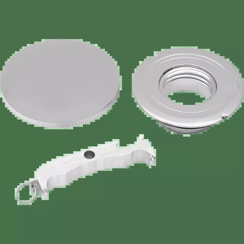 Drag Specialties L96-19 N/Vented Left Gas Cap With P/Protect