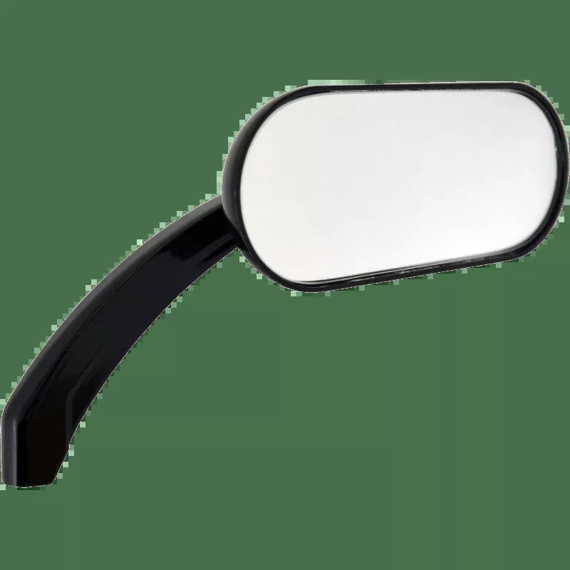Drag Specialties Mirror Oval Hotop Glossbk EA