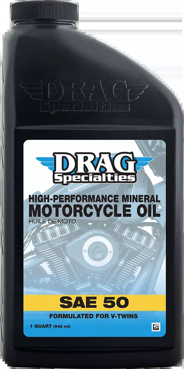 Drag Specialties Oil Engine Oil – SAE 50 – 1 U.S. Quart