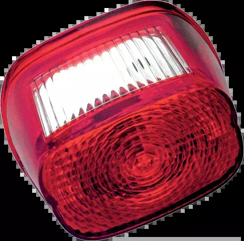 Drag Specialties Red Rectangular Taillight Lens 2003-2023 Harley Dyna Touring