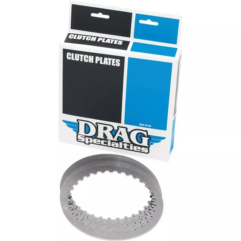 Drag Specialties Replacement Steel Clutch Plate Kit 99-17 Harley Twin Cam