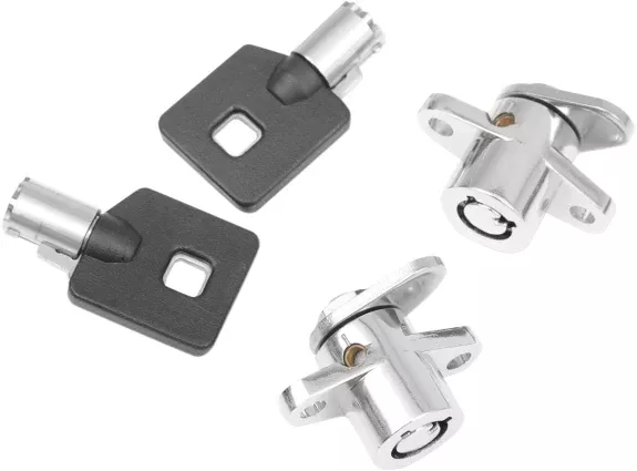 Drag Specialties Saddlebag Key & Lock Kit 1993-2013 Harley Touring Street Glide