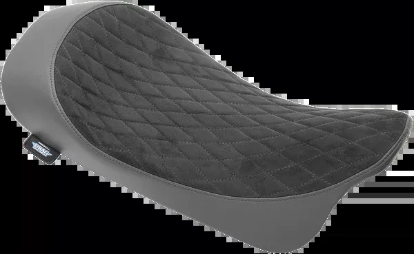 Drag Specialties Seats Solo Seat - Faux Suede - Diamond - FL '08-'23