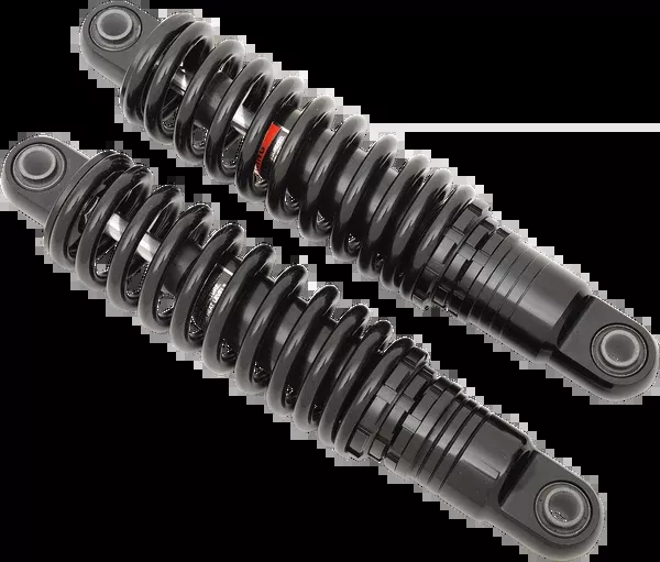 Drag Specialties Shocks Premium Ride-Height Adjustable Shocks – 11″ – Standard – Black