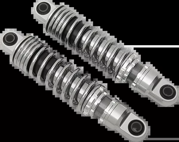 Drag Specialties Shocks Premium Ride-Height Adjustable Shocks – 12″ – Standard – Chrome