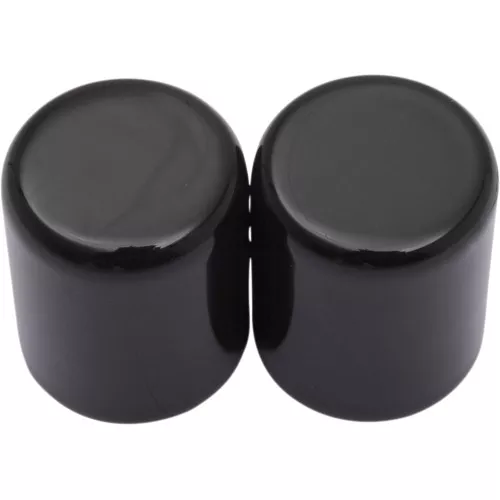 Drag Specialties Small Black Magnetic Docking Point Covers - Repl. OEM#48225-10