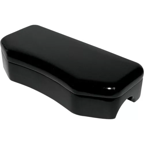 Drag Specialties Smooth w/ Hidden Screws Buffalo Handlebar Top Clamp for Harley – Gloss Black