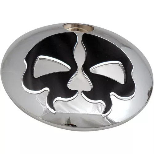 Drag Specialties Split Skull Fuel Door for 2008-2019 Harley Touring – Chrome
