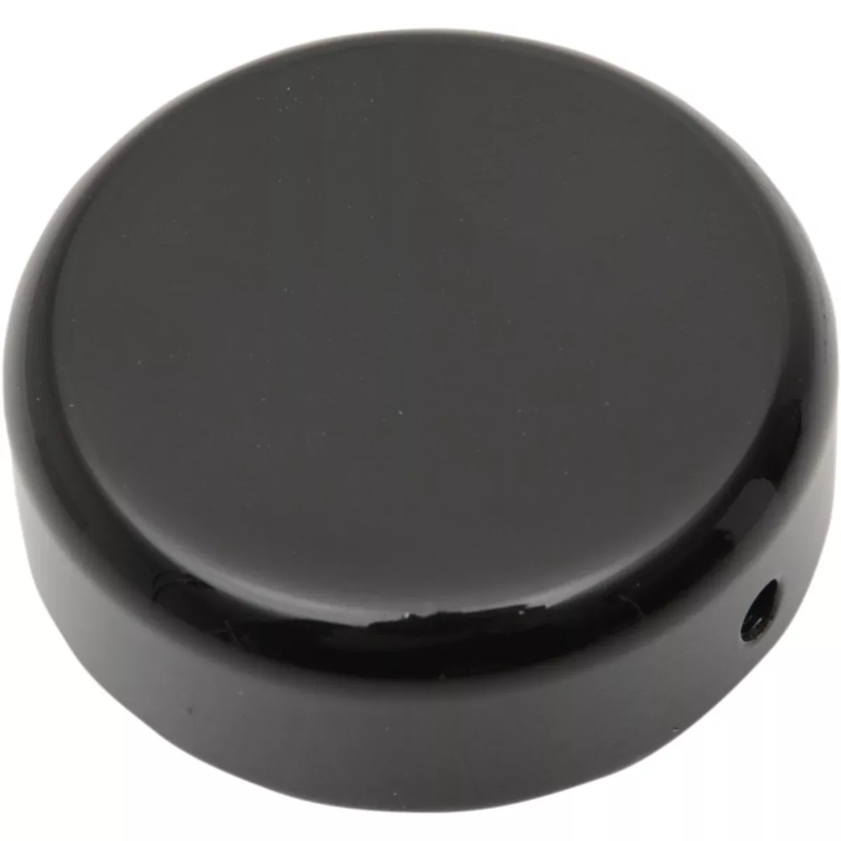 Drag Specialties Steering Stem Bolt Cover 39 Mm Gloss Black For Harley 1987-2017