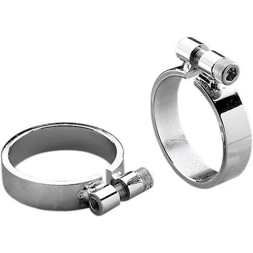Drag Specialties Super Exhaust Port Clamps for Harley Panhead